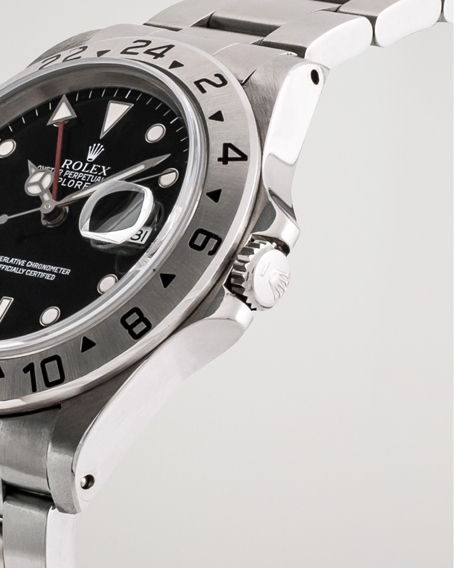Herre | Rolex Pre-Owned Explorer II 16570 Steel Black | Rolex Pre-Owned | Explorer II 16570 Steel Black