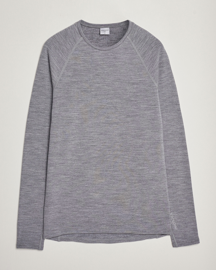 Herre | Trøjer | Houdini | Desoli Merino Thermal Crew College Grey