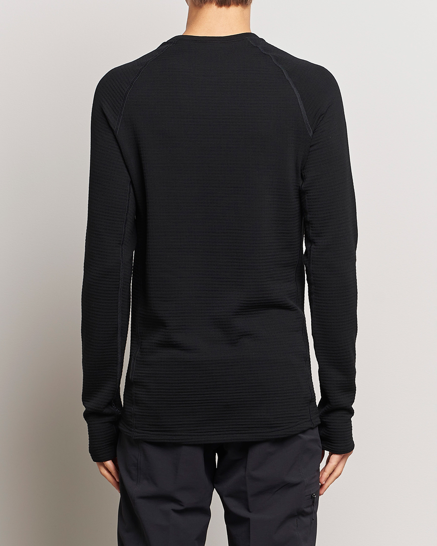 Herre | Strikkede trøjer | Houdini | Desoli Merino Thermal Crew True Black