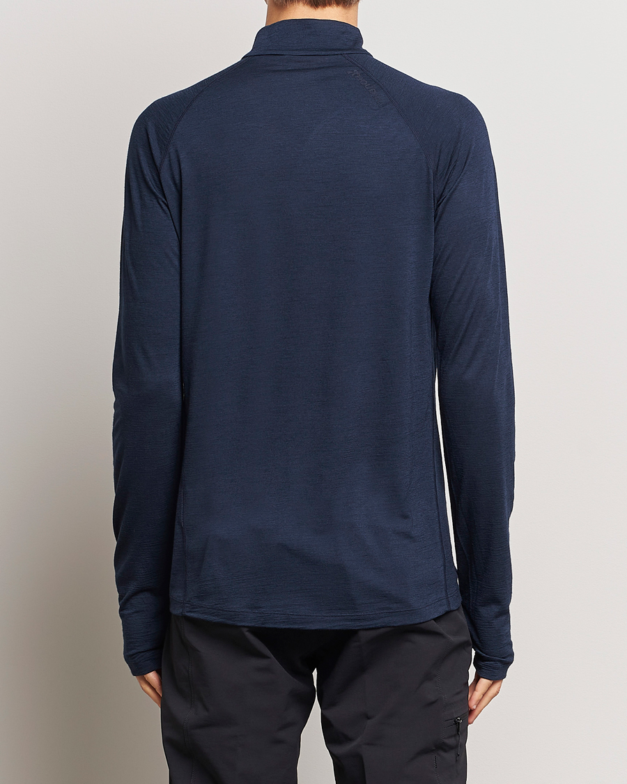 Herre | Active | Houdini | Desoli Merino Light Half Zip Blue Illusion