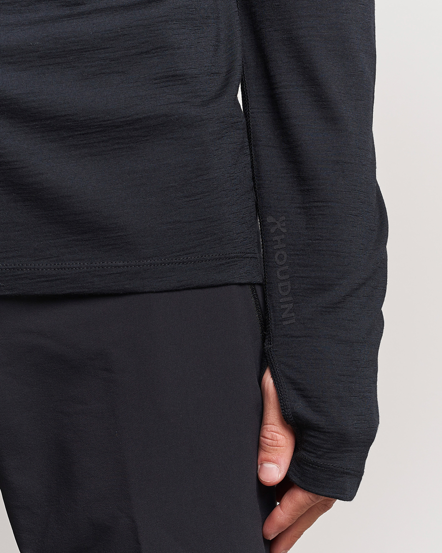 Herre | Trøjer | Houdini | Desoli Merino Light Half Zip True Black