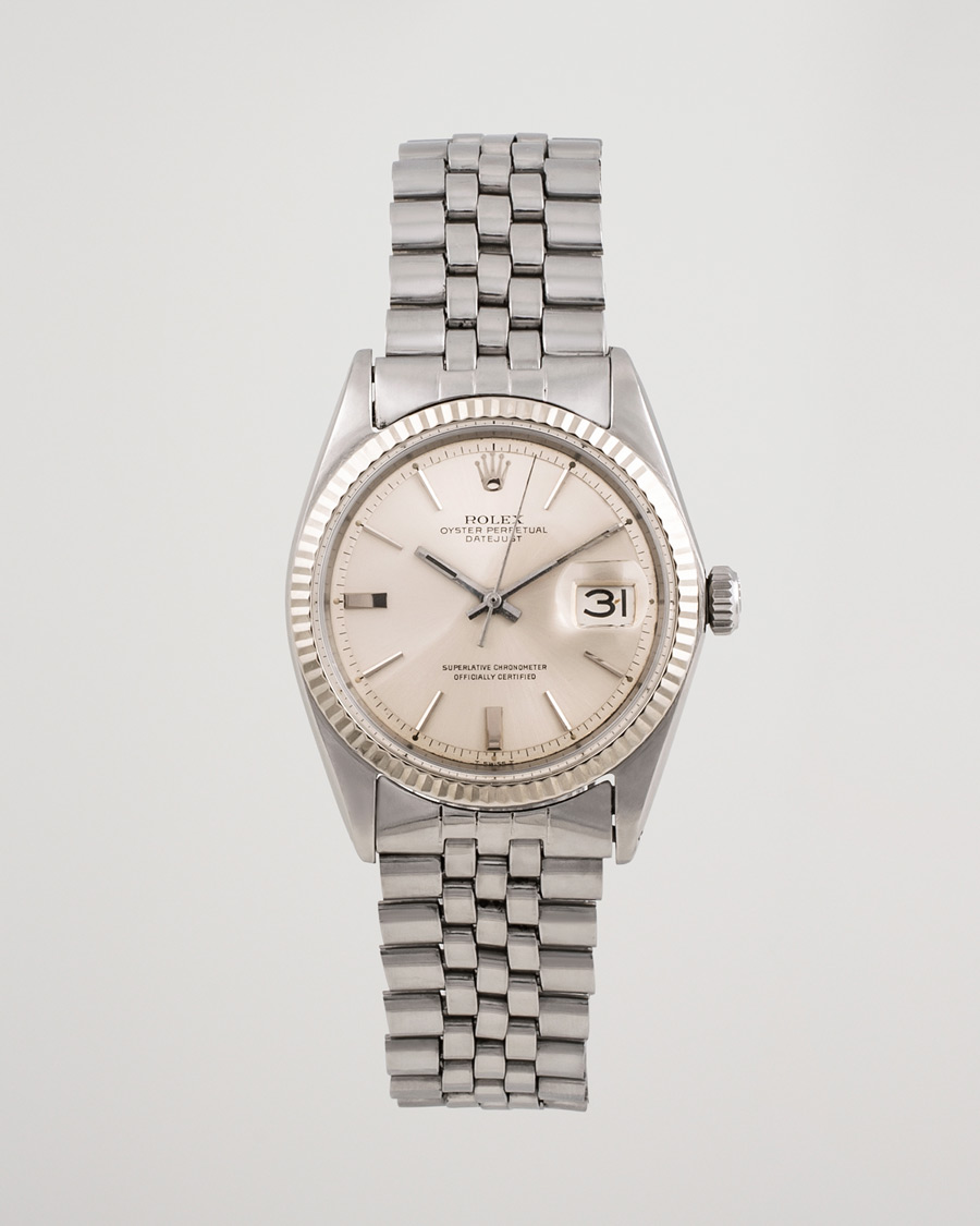 Herre | Rolex Pre-Owned Datejust 1601 Jubilee Steel Silver Steel Silver | Rolex Pre-Owned | Datejust 1601 Jubilee Steel Silver Steel Silver