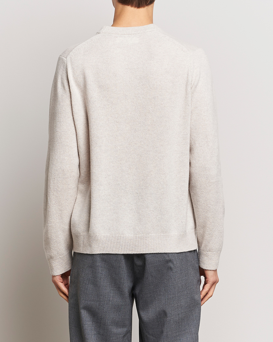 Herre | Trøjer | Samsøe Samsøe | Isak Merino Knitted Sweater Silver Lining