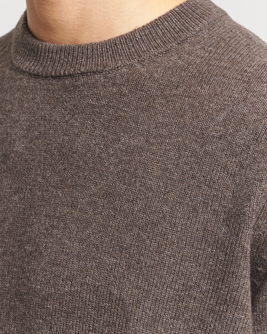 Herre | Trøjer | Samsøe Samsøe | Isak Merino Knitted Sweater Major Brown