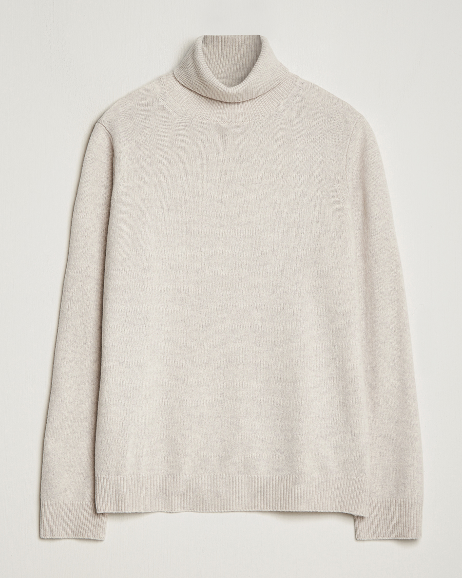 Herre | Trøjer | Samsøe Samsøe | Isak Merino Knitted Turtleneck Silver Lining