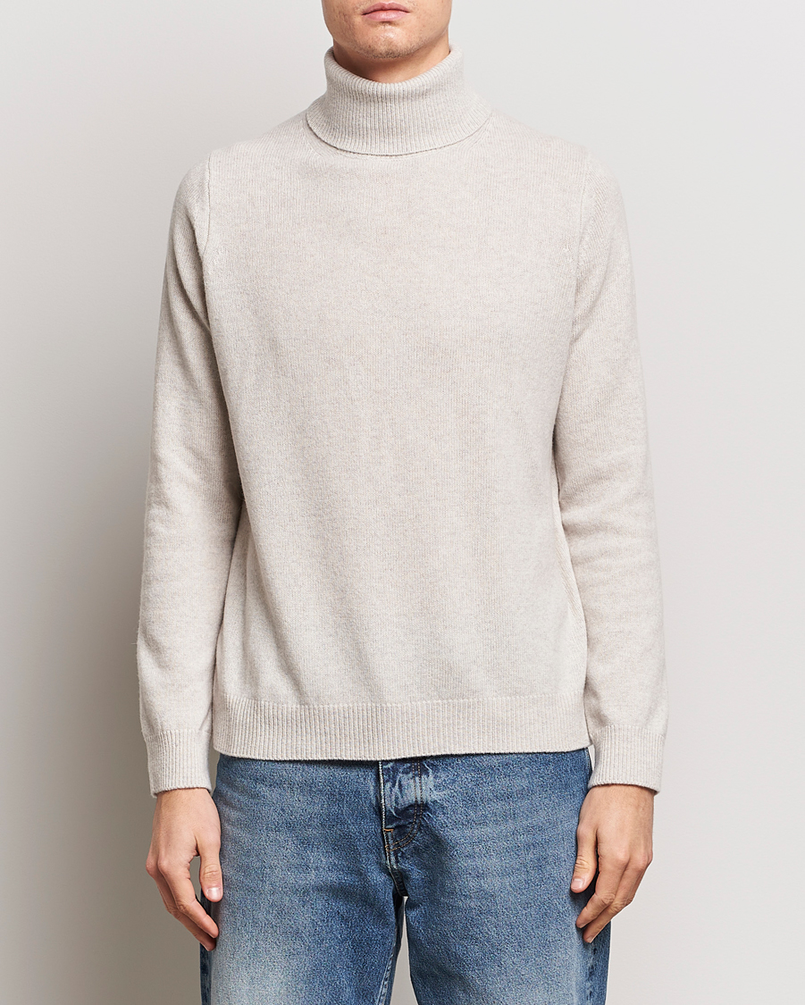Herre | Samsøe Samsøe | Samsøe Samsøe | Isak Merino Knitted Turtleneck Silver Lining