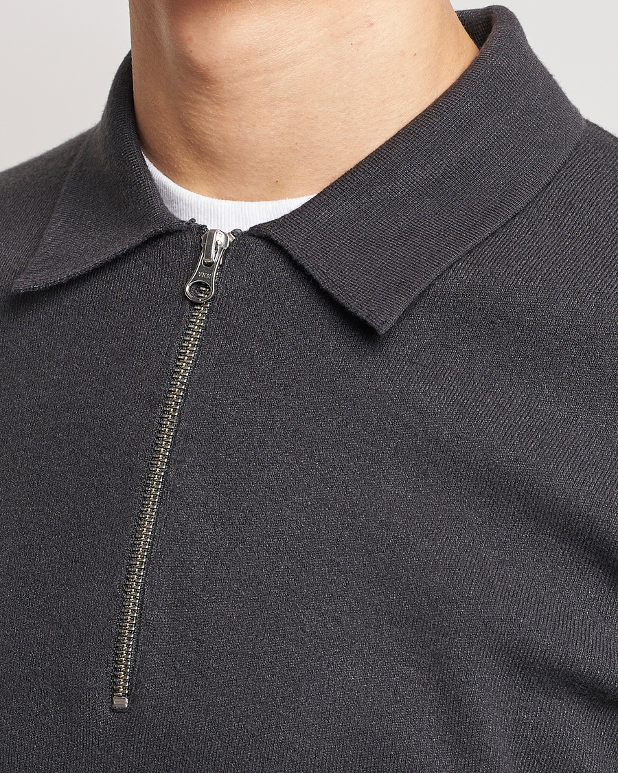 Herre | Trøjer | Samsøe Samsøe | Guna Half Zip Volcanic Ash