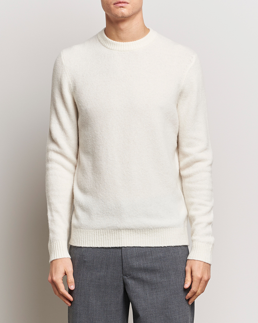 Herre | Trøjer | Samsøe Samsøe | Butler Yak Crew Neck Clear Cream