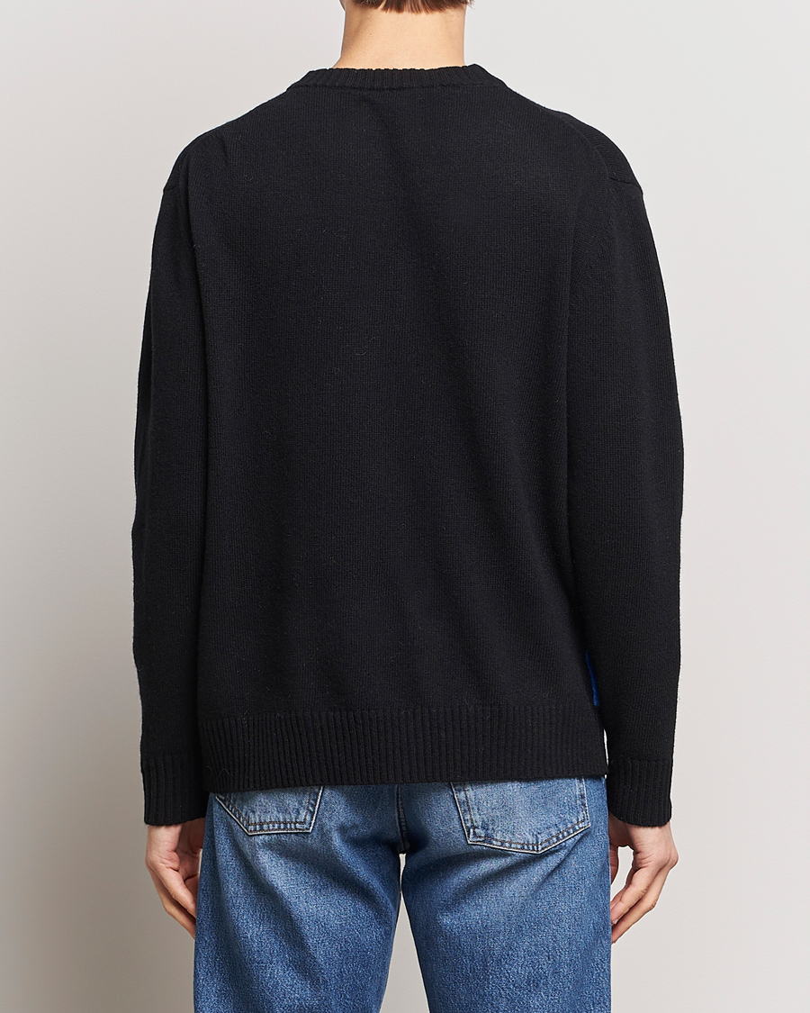 Herre | Trøjer | NN07 | Jason Mohair Wool Sweater Black Multi