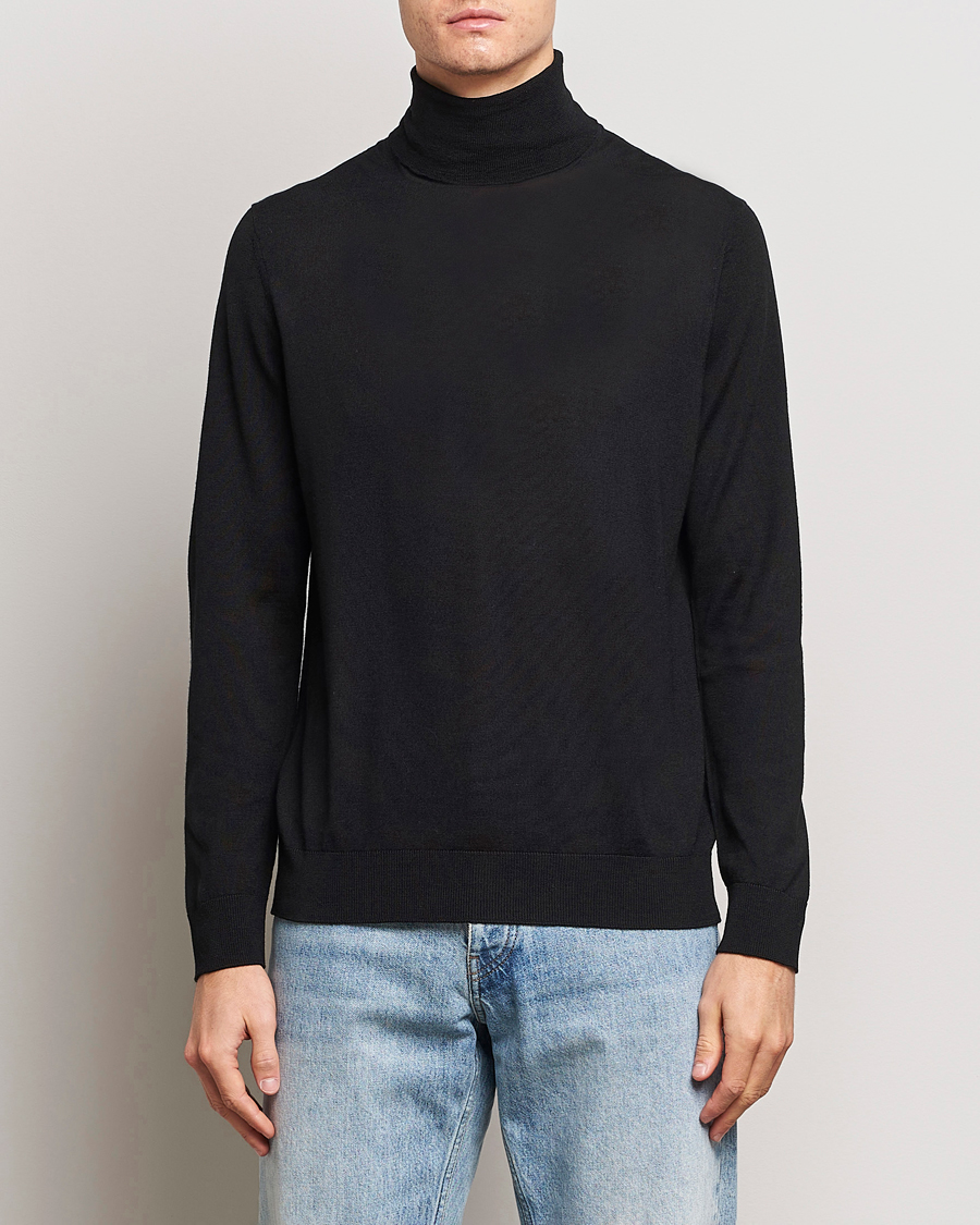 Herre | Udsalg tøj | NN07 | Richard Wool Rollneck Black