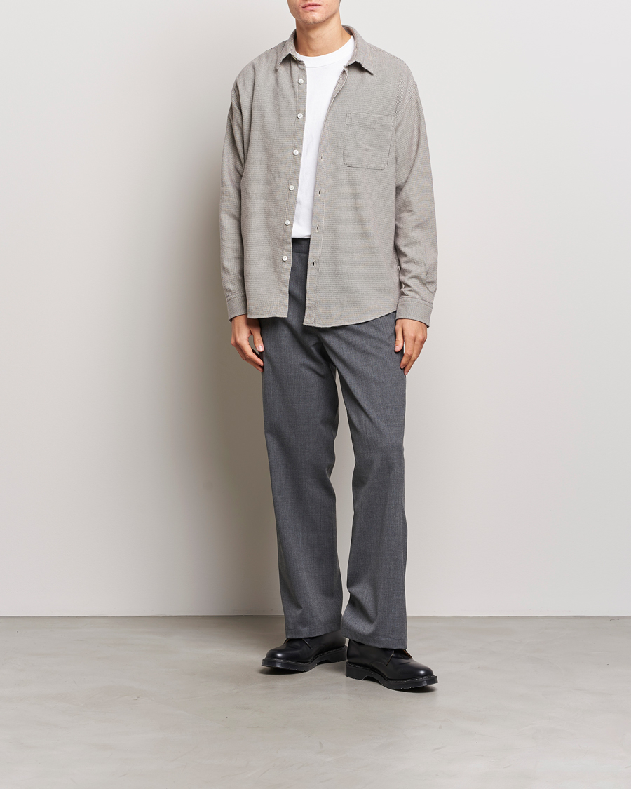 Herre | Skjorter | NN07 | Deon Relaxed Fit Overshirt Dark Grey