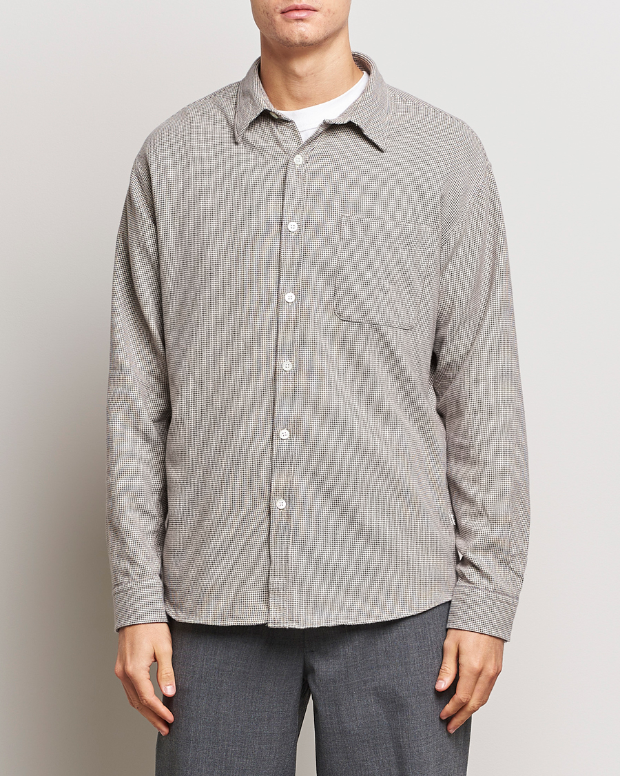 Herre | Shirt Jackets | NN07 | Deon Relaxed Fit Overshirt Dark Grey