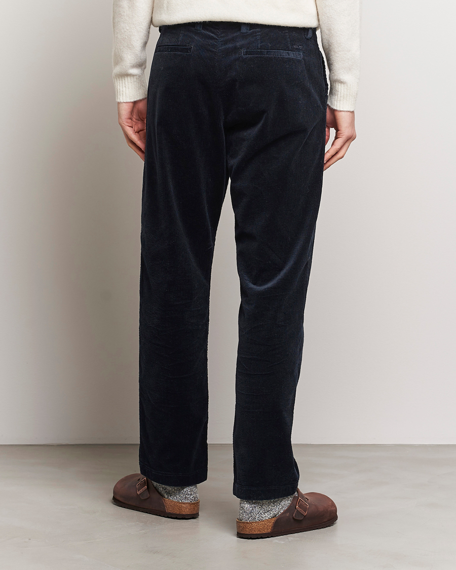 Herre | Bukser | NN07 | Alex Regular Fit Corduroy Pants Navy Blue
