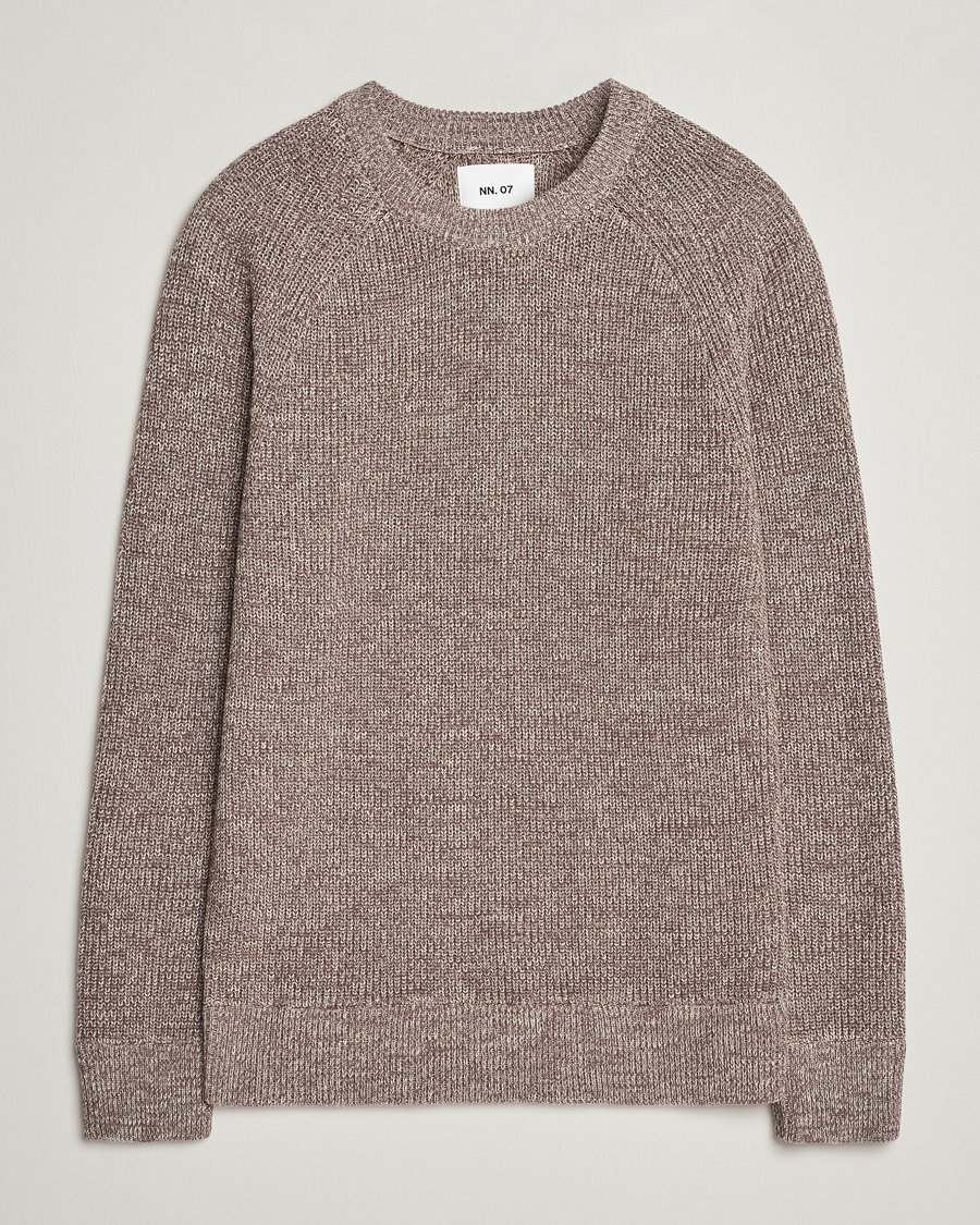 Herre | Trøjer | NN07 | Jacobo Cotton Crewneck Sweater Iron Melange