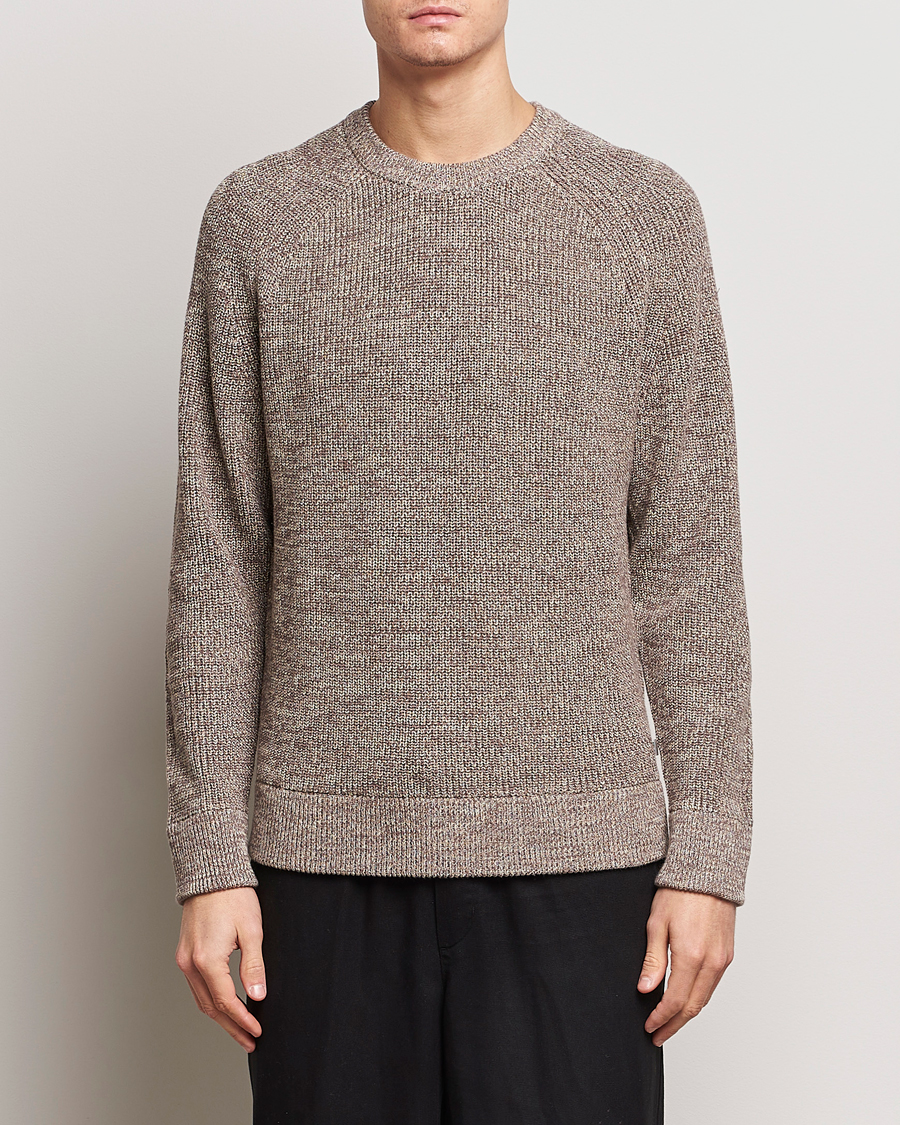 Herre | NN07 | NN07 | Jacobo Cotton Crewneck Sweater Iron Melange