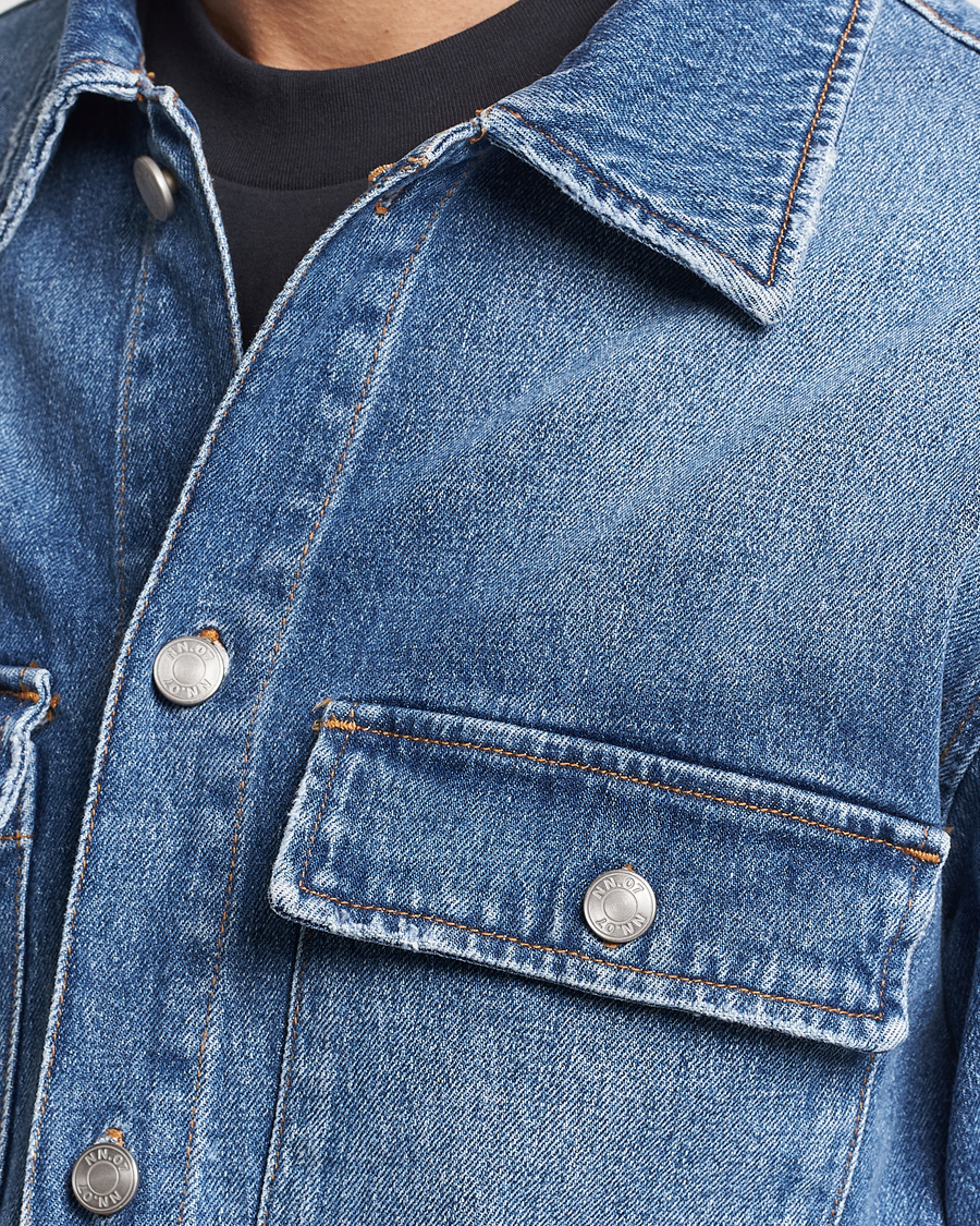 Herre | Jakker | NN07 | Roger Denim Jacket Mid Blue