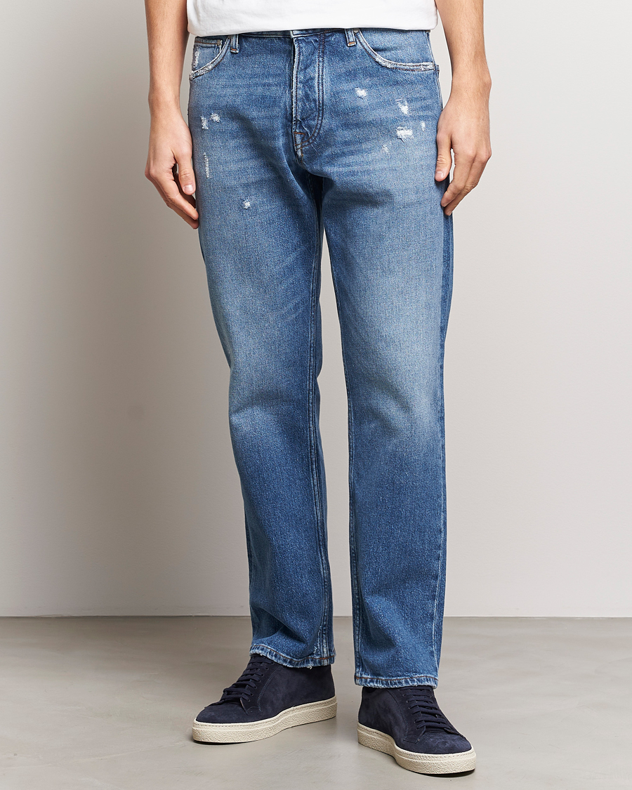 Herre | Blå jeans | NN07 | Sonny Relaxed Fit Jeans Mid Blue