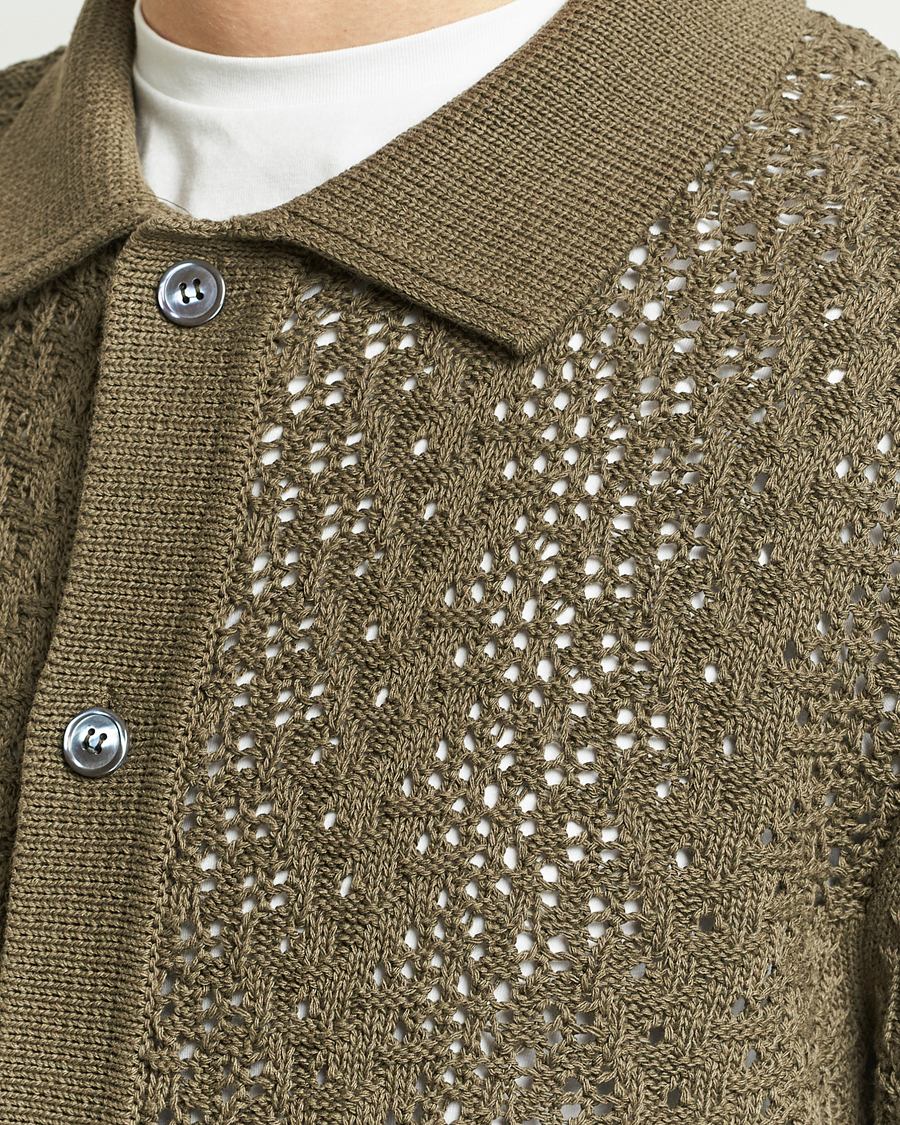 Herre | Trøjer | NN07 | Vito Lace Cardigan Dark Green