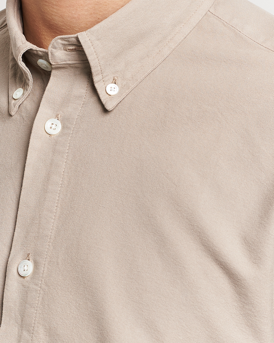Herre | Skjorter | NN07 | Arne Button Down Oxford Shirt Khaki Sand
