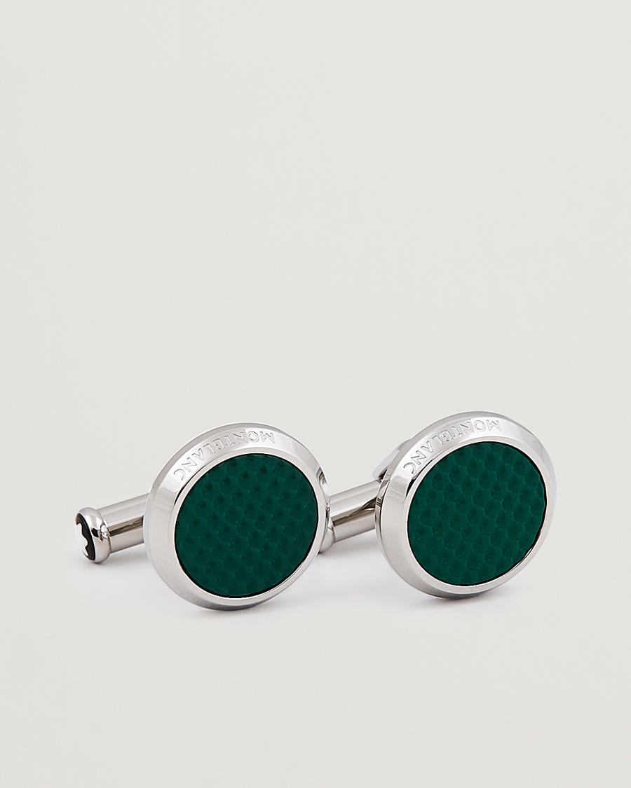 Herre | Manchetknapper | Montblanc | Cufflinks Meisterstück Green Steel