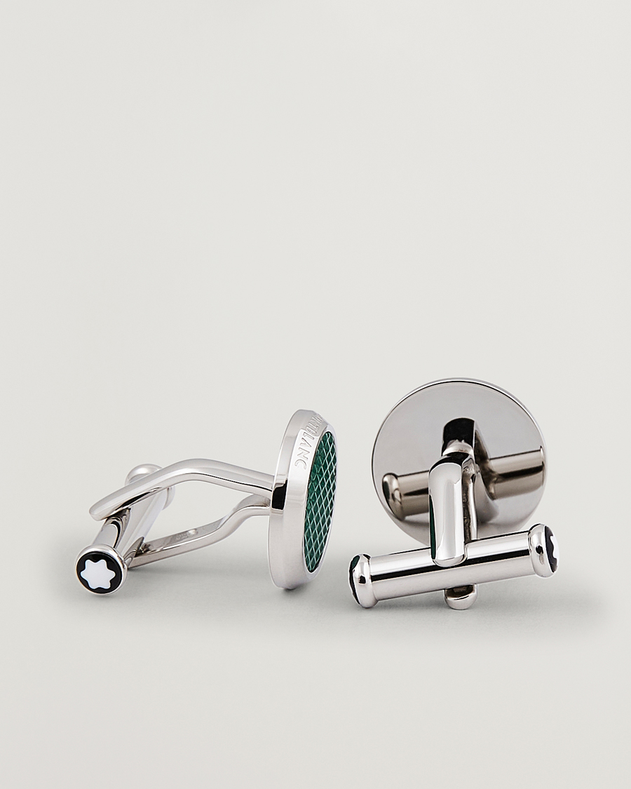 Herre | Tilbehør | Montblanc | Cufflinks Meisterstück Green Steel