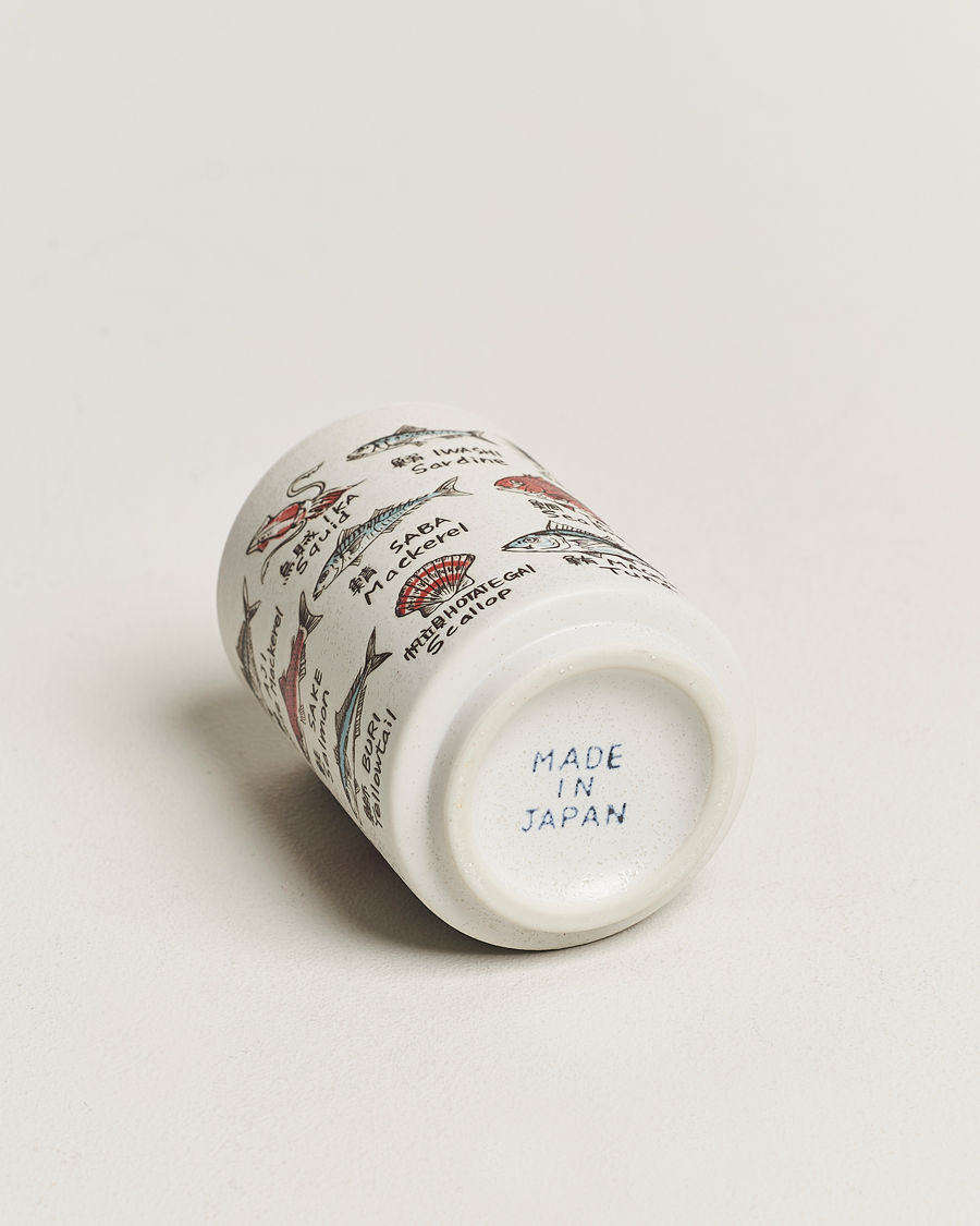 Herre | Beams Japan Ceramic Fish Sushi Cup White | Beams Japan | Ceramic Fish Sushi Cup White