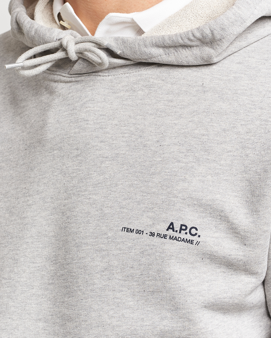 Herre | Trøjer | A.P.C. | Item Hoodie Heather Grey