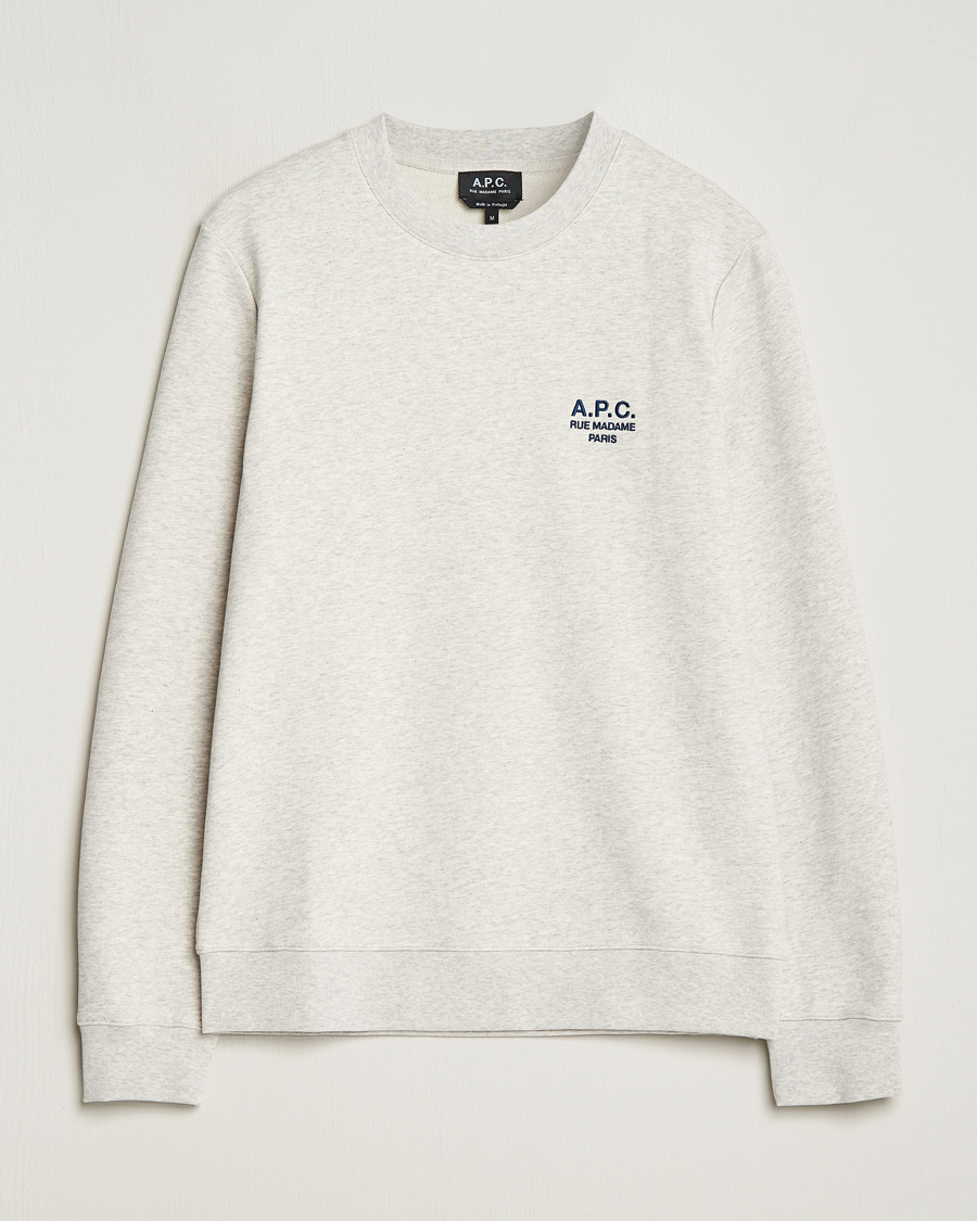 Herre | Trøjer | A.P.C. | Rider Sweatshirt Heather Grey