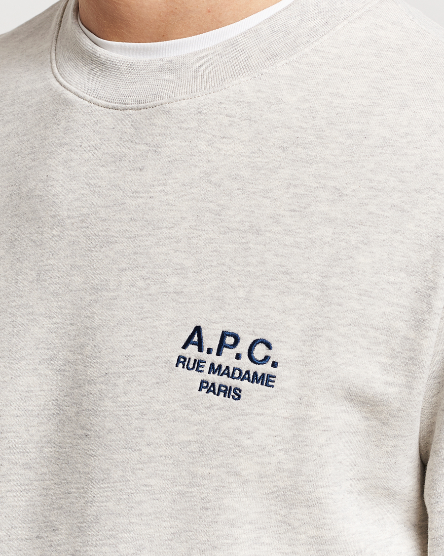 Herre | Trøjer | A.P.C. | Rider Sweatshirt Heather Grey