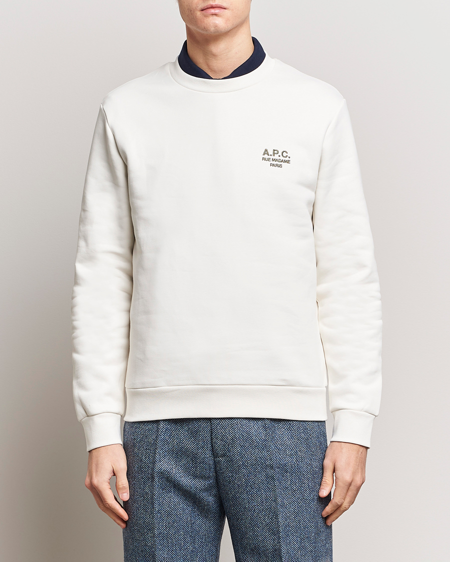 Herre | Contemporary Creators | A.P.C. | Rider Sweatshirt Chalk