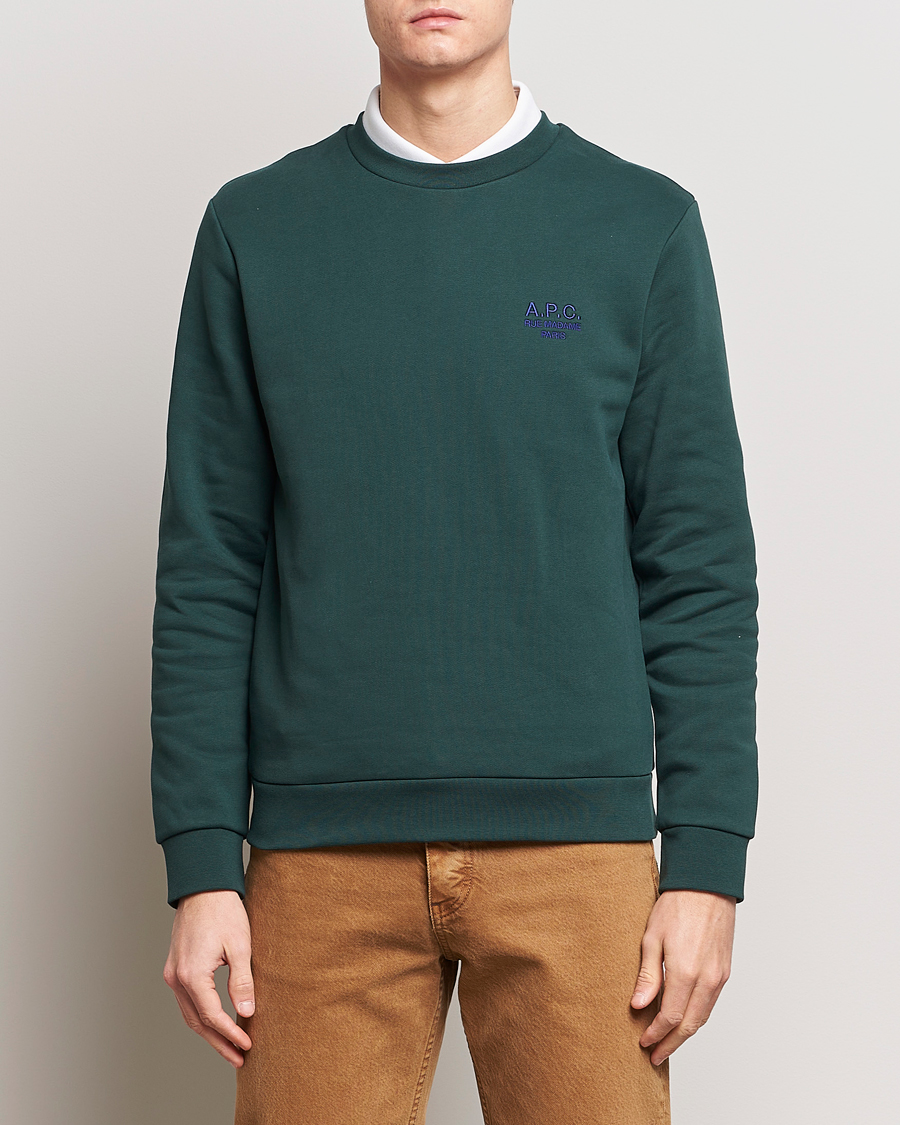 Herre | Sweatshirts | A.P.C. | Rider Sweatshirt Pine Green