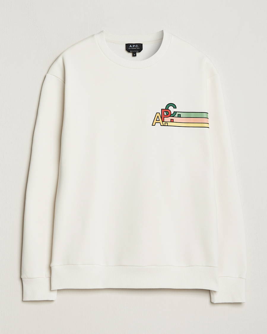 Herre | Trøjer | A.P.C. | Spring Sweatshirt Chalk