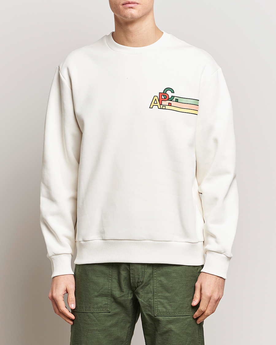 Herre | Afdelinger | A.P.C. | Spring Sweatshirt Chalk