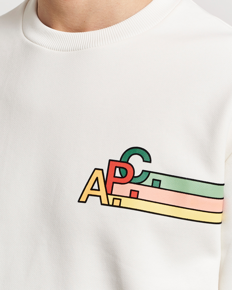 Herre | Trøjer | A.P.C. | Spring Sweatshirt Chalk