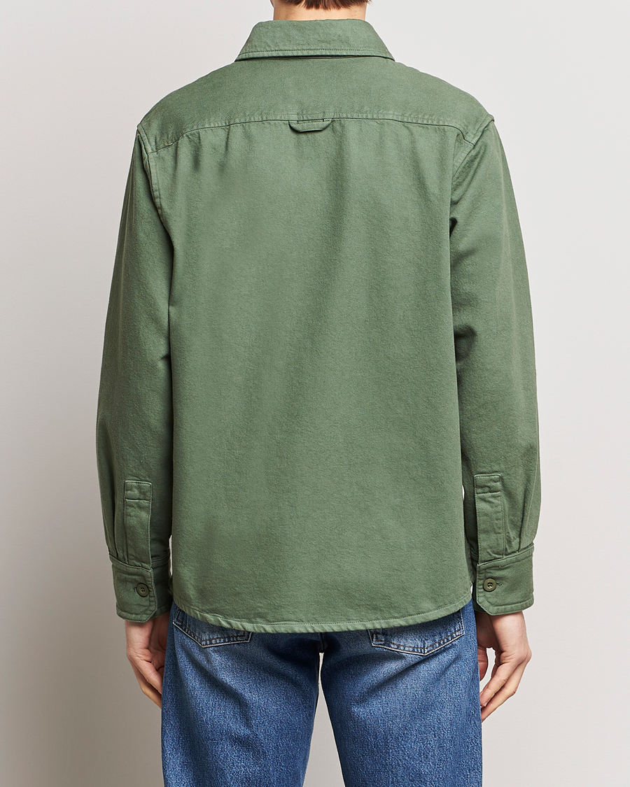 Herre | Skjorter | A.P.C. | Basile Denim Overshirt Dark Green