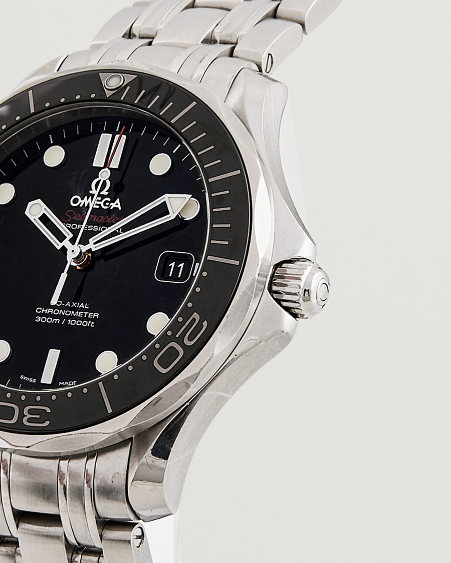 Herre | Omega Pre-Owned Seamaster Diver 300M 212.30.41.20.01.002 Steel Black | Omega Pre-Owned | Seamaster Diver 300M 212.30.41.20.01.002 Steel Black