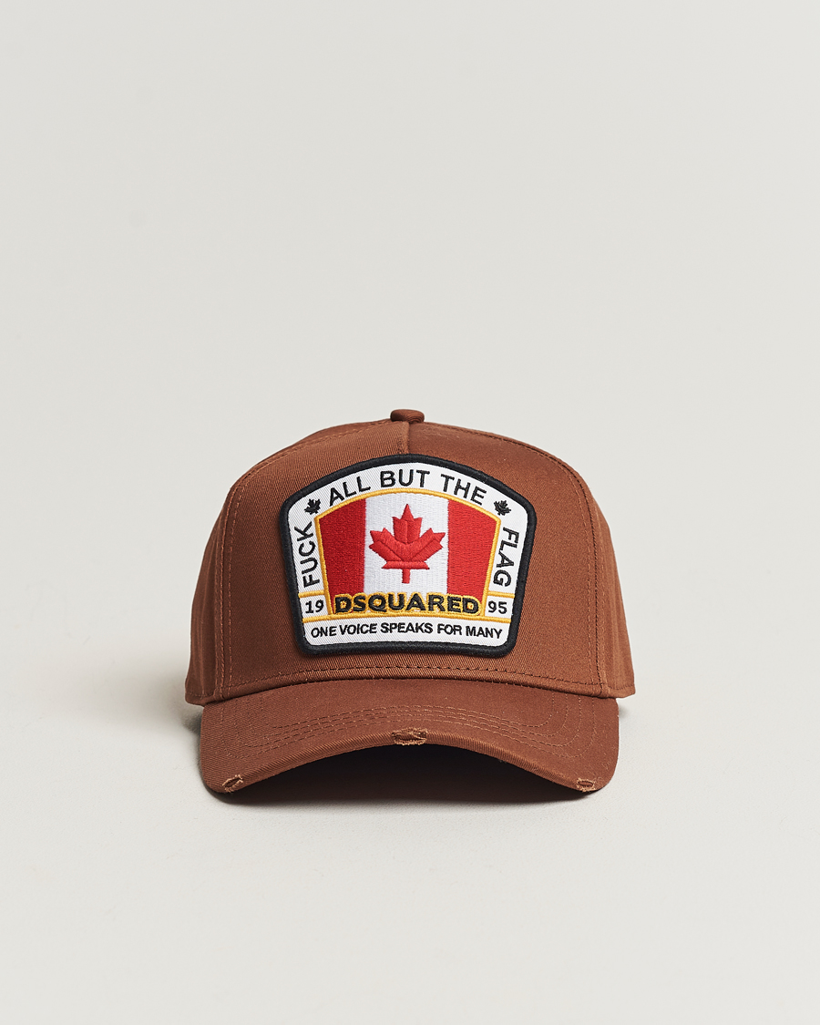 Herre | Dsquared2 Big Leaf Baseball Cap Hazel | Dsquared2 | Big Leaf Baseball Cap Hazel