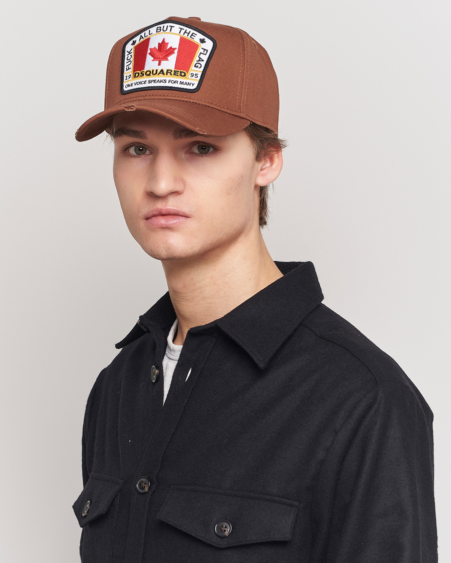 Herre | Dsquared2 Big Leaf Baseball Cap Hazel | Dsquared2 | Big Leaf Baseball Cap Hazel