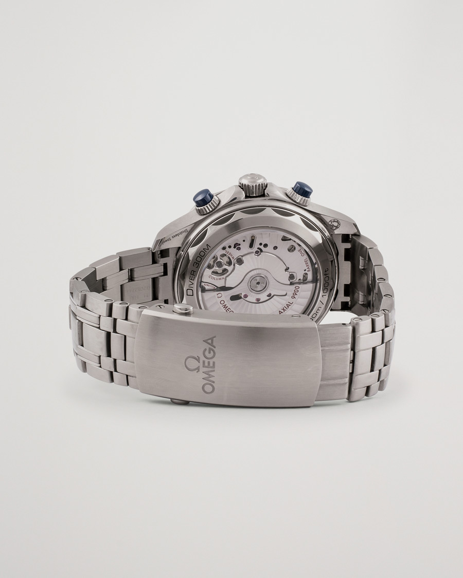 Brugt: | Pre-Owned & Vintage Watches | Omega Pre-Owned | DIVER 300M CO‑AXIAL CHRONOGRAPH 44 MM Steel Blue