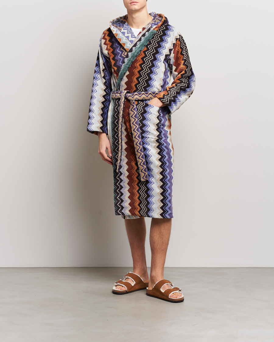 Herre | Pyjamas & Morgenkåber | Missoni Home | Giacomo Bathrobe Verde Multi