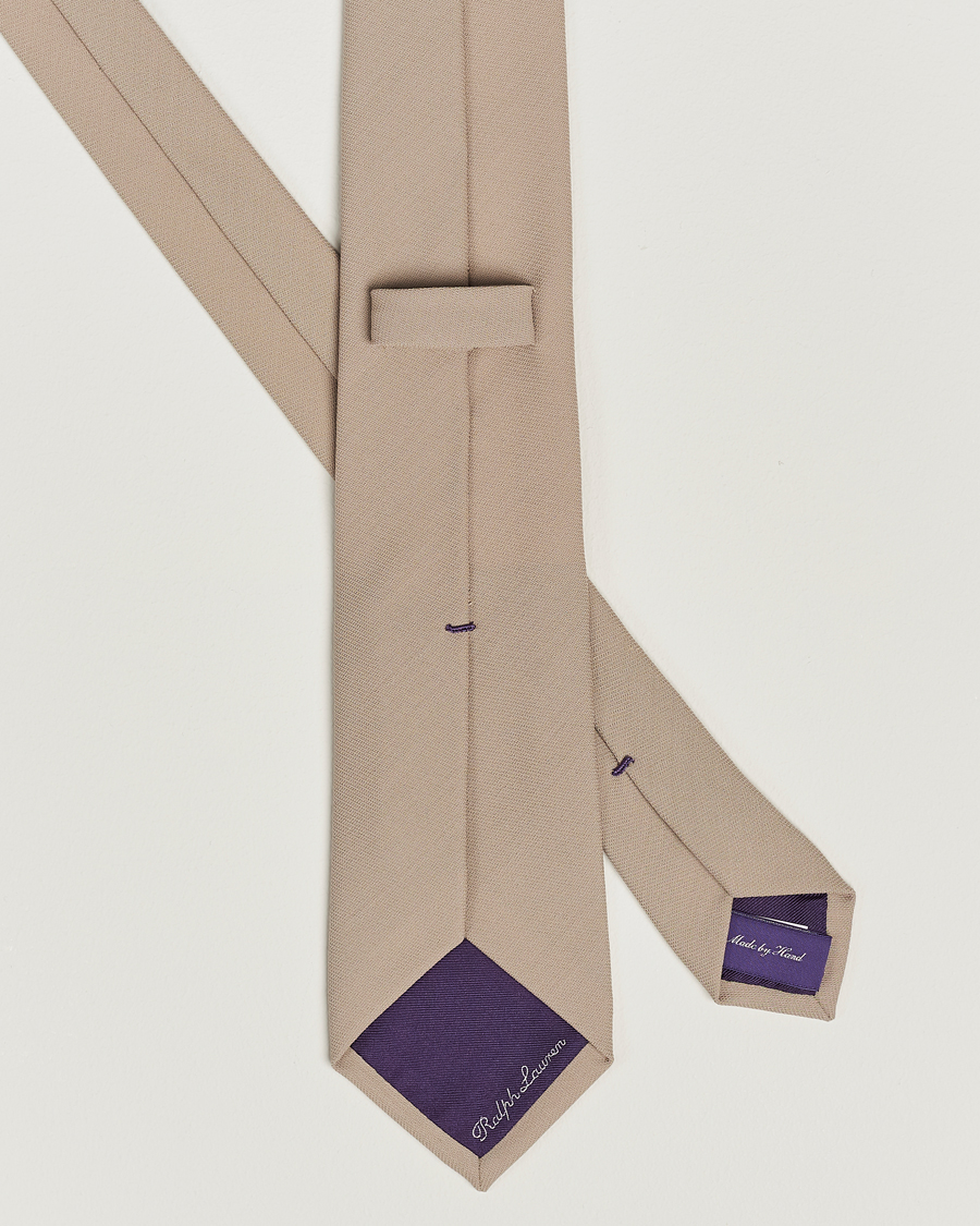 Herre |  | Ralph Lauren Purple Label | Wool Tie Beige