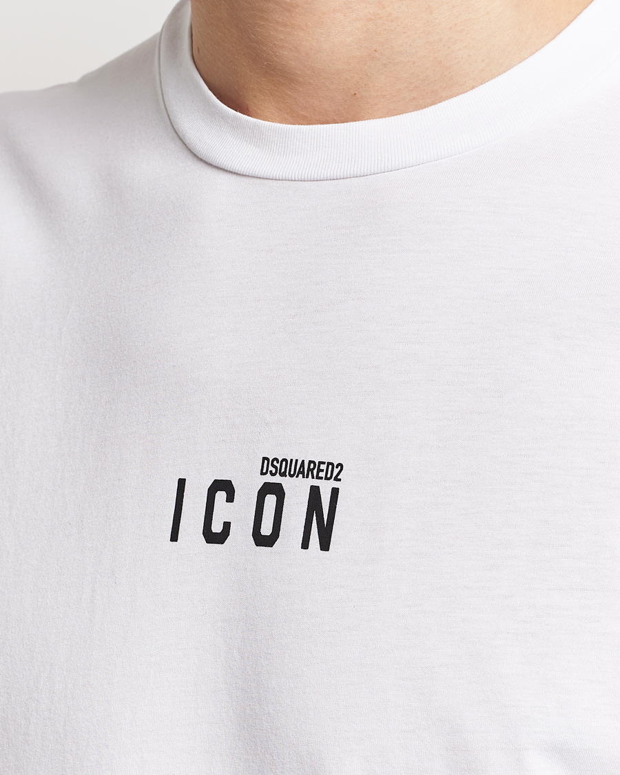 Herre | T-Shirts | Dsquared2 | Icon Small Logo Crew Neck T-Shirt White