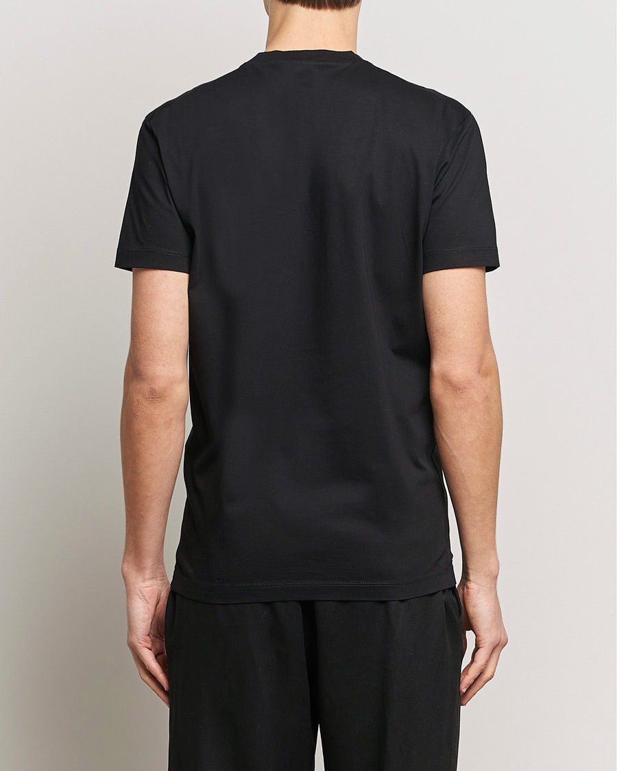 Herre | T-Shirts | Dsquared2 | Cool Fit Be Icon Crew Neck T-Shirt Black