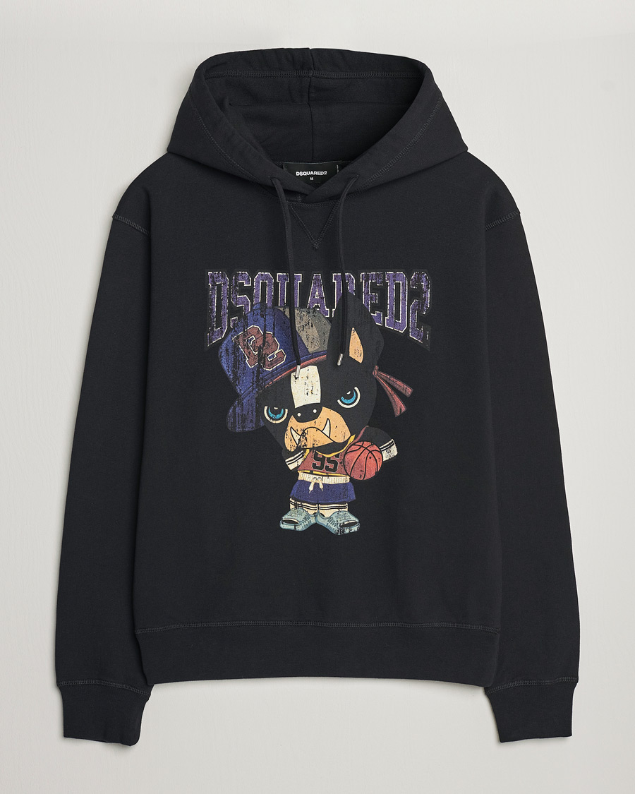 Herre | Trøjer | Dsquared2 | Cool Fit Hoodie Black