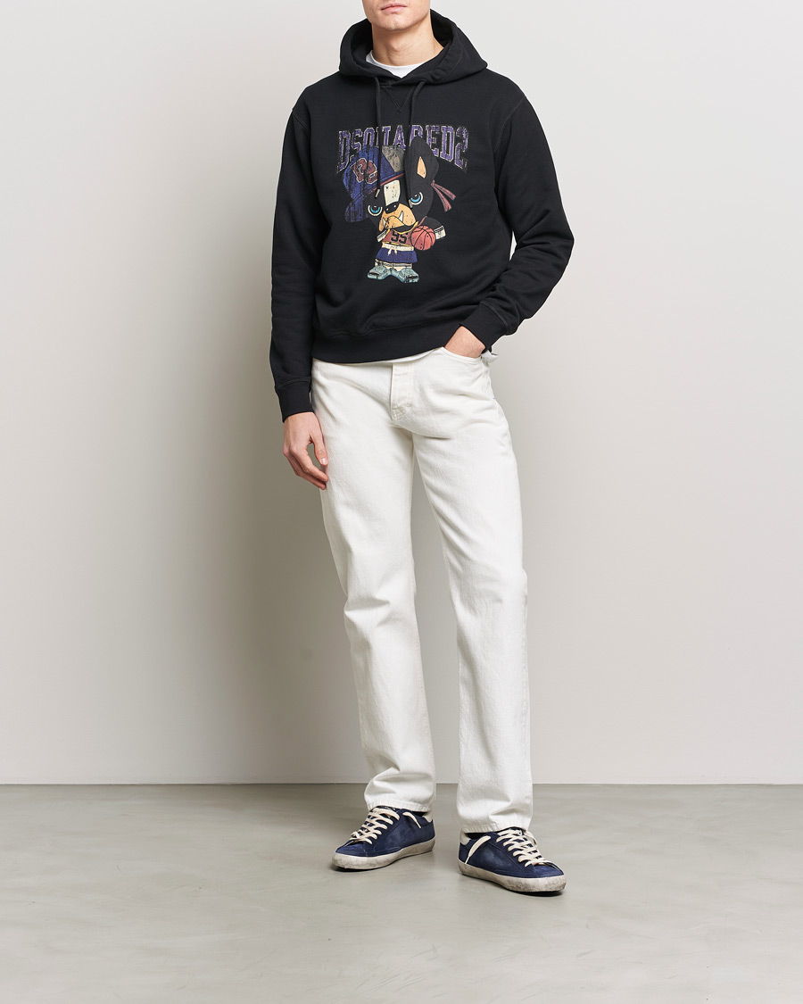 Herre | Trøjer | Dsquared2 | Cool Fit Hoodie Black
