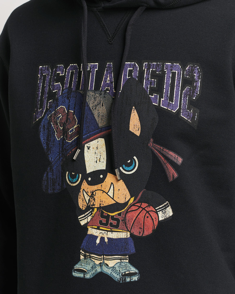 Herre | Trøjer | Dsquared2 | Cool Fit Hoodie Black