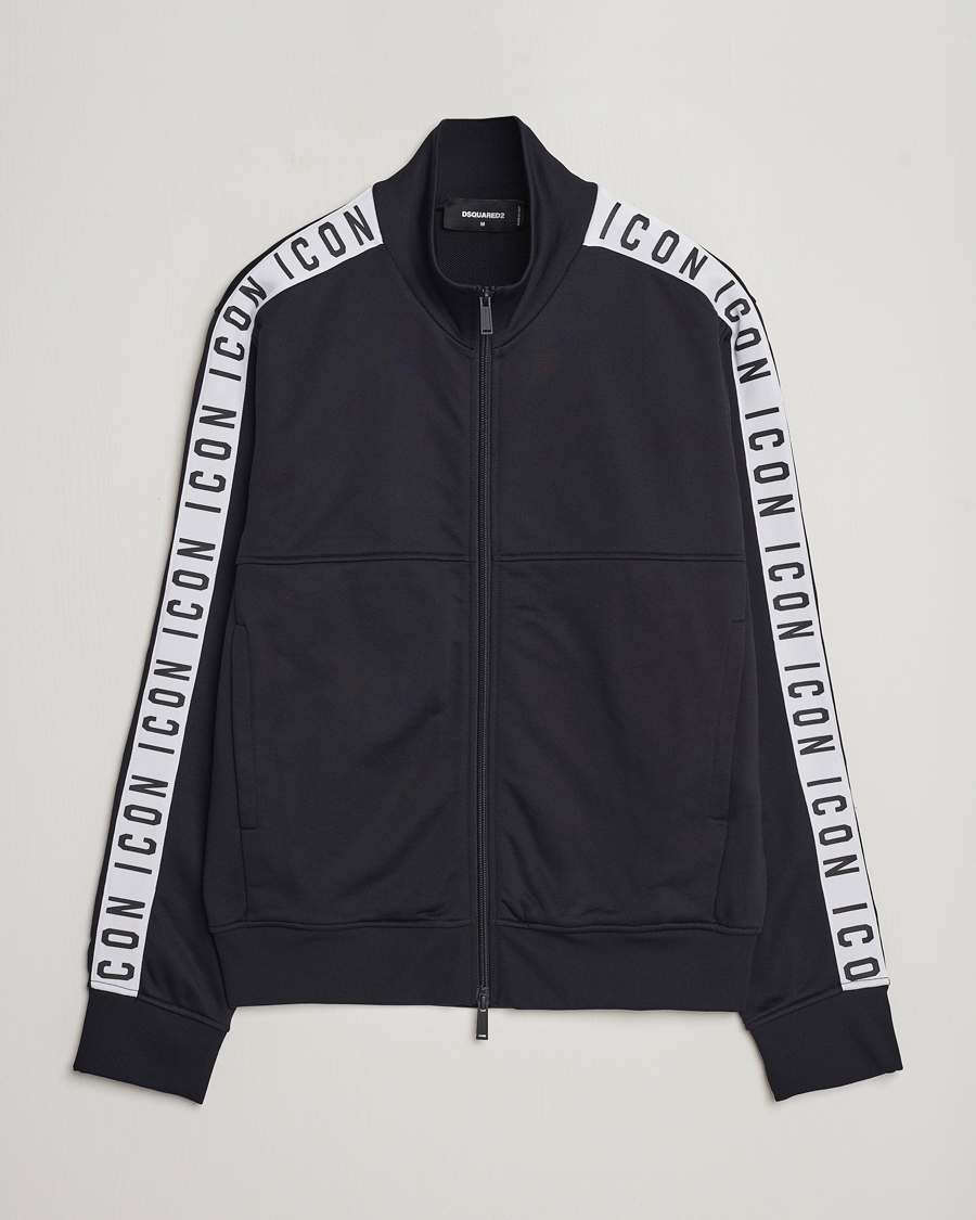 Herre | Trøjer | Dsquared2 | Dean Sport Full Zip Track Jacket Black