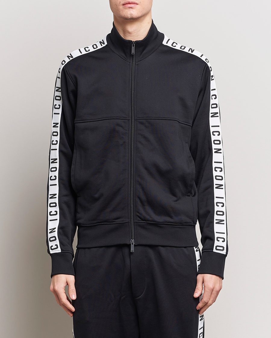 Herre |  | Dsquared2 | Dean Sport Full Zip Track Jacket Black