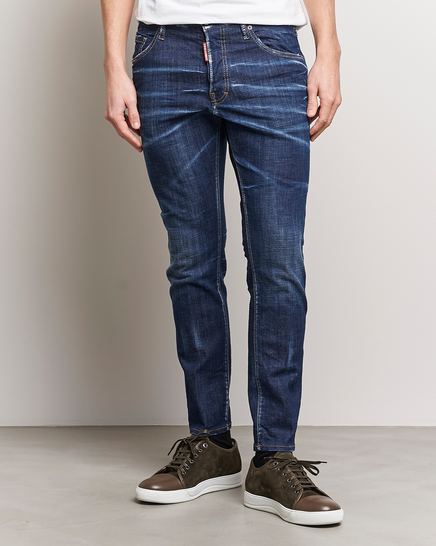 Herre | Tøj | Dsquared2 | Skater Jeans Navy Blue