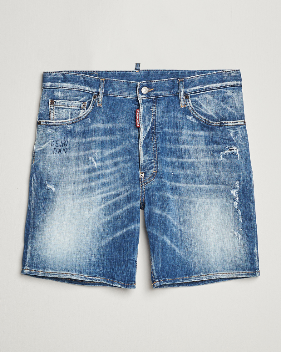 Herre | Shorts | Dsquared2 | Marine Denim Shorts Light Blue